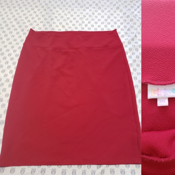 LuLaRoe Dresses & Skirts - Solid Red Cassie